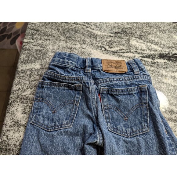 Levi's 549 Kids Boy's Relaxed Fit Straight Leg Denim Jeans Size 6 Slim - Picture 4 of 7